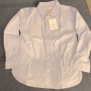 Marie Chantal NWT Boys Smart Oxford Shirt in Pale Blue. Size 6.